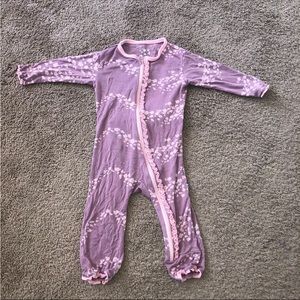KicKee Pants Bamboo Zippy PJs 3-6 month size